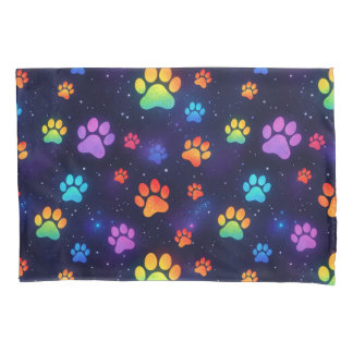Rainbow Paws Pillowcase