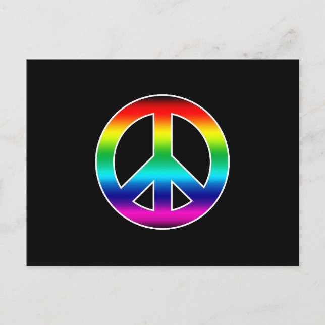 RAINBOW PEACE POSTCARD (Front)