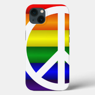 Rainbow Peace Sign iPhone 13 Case