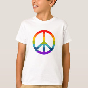 Rainbow Peace Sign T-Shirt