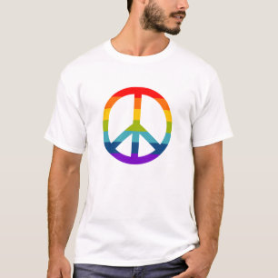 Rainbow Peace Sign T-Shirt