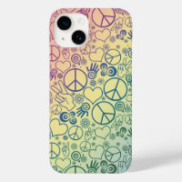 Rainbow Peace Symbol Design Pattern
