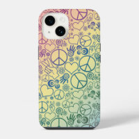Rainbow Peace Symbol Design Pattern