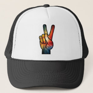 Rainbow Peace Trucker Hat