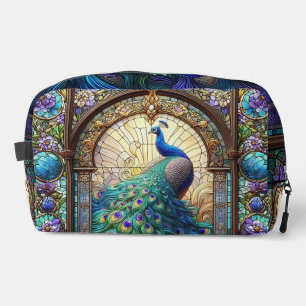 Rainbow Peacock Toiletries Bag Dopp Kit