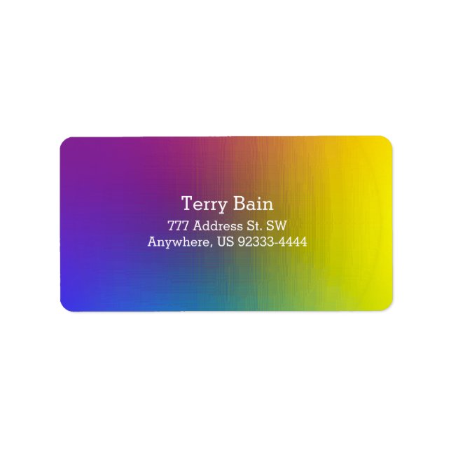 Rainbow Pearl Label (Front)