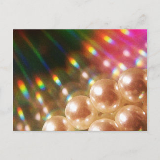Rainbow Pearls Postcard