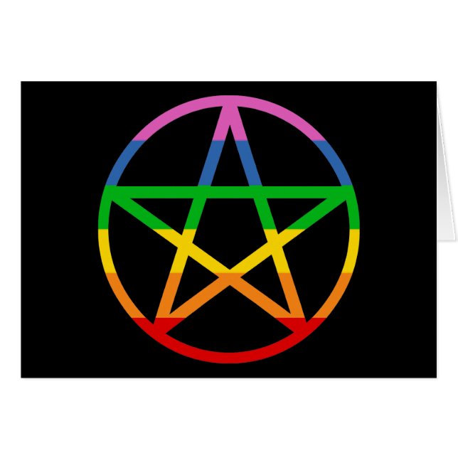 Rainbow Pentacle (Front Horizontal)