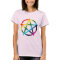 Rainbow Pentacle for Light Shirts