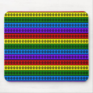 Rainbow Pentacle Mouse Pad