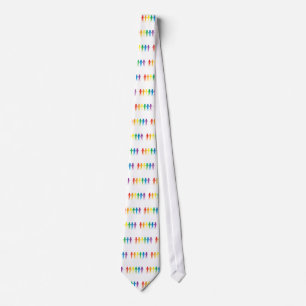 Rainbow People Tie