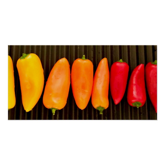 Rainbow Peppers  Poster (Front)