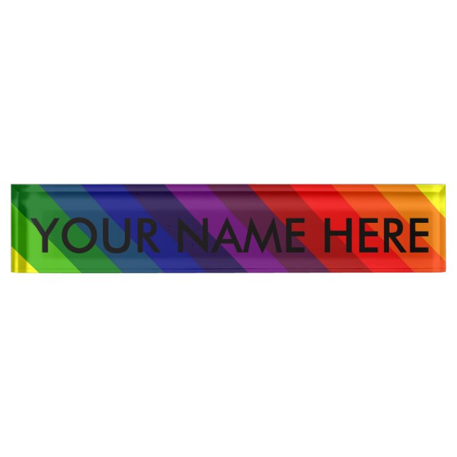 RAINBOW PERFECTION! ~ NAMEPLATE (Front)