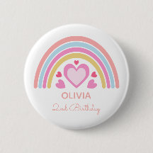 Rainbow Personalised Name and age Birthday