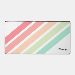 Rainbow Personalised Name Custom Personalised Desk Mat