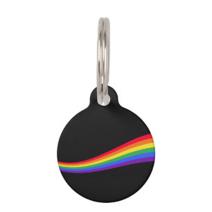 Rainbow Pet Tag