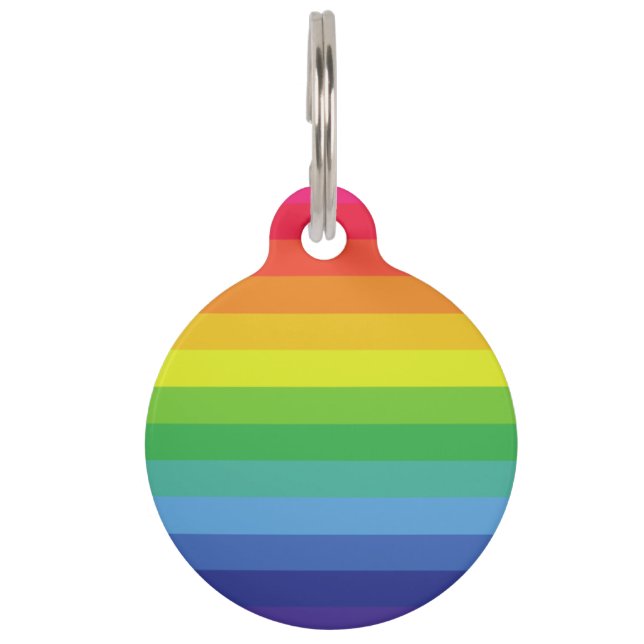 Rainbow Pet Tag (Front)
