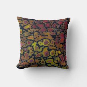 Rainbow Petrified Dinosaur Bone Cushion