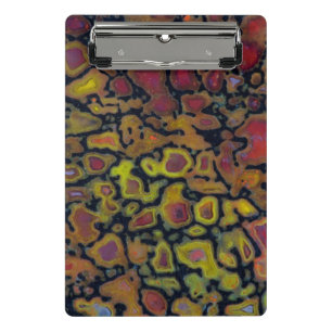 Rainbow Petrified Dinosaur Bone Mini Clipboard