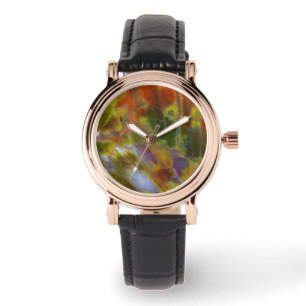 Rainbow Petrified Wood Watch
