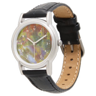 Rainbow Petrified Wood Watch