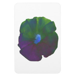 Rainbow Petunia Premium Magnet
