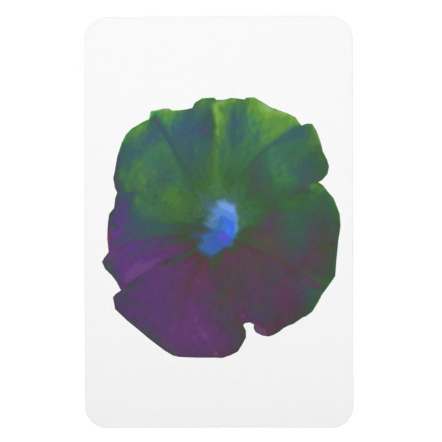 Rainbow Petunia Premium Magnet (Vertical)