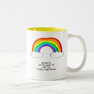 Rainbow Philosophy Two-Tone Coffee Mug