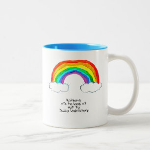 Rainbow Philosophy Two-Tone Coffee Mug