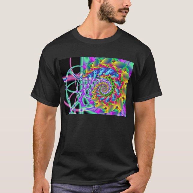 rainbow phoenix spiral T-Shirt (Front)