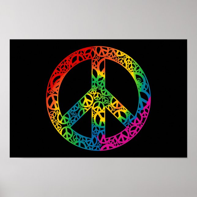 Rainbow Pieces of Peace Poster (Front)