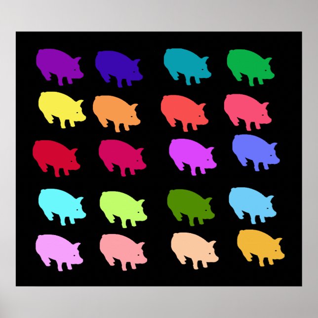 Rainbow Pigs Poster (Front)