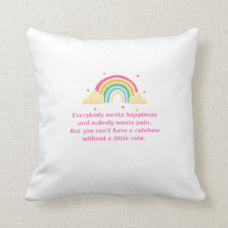 Rainbow pillow