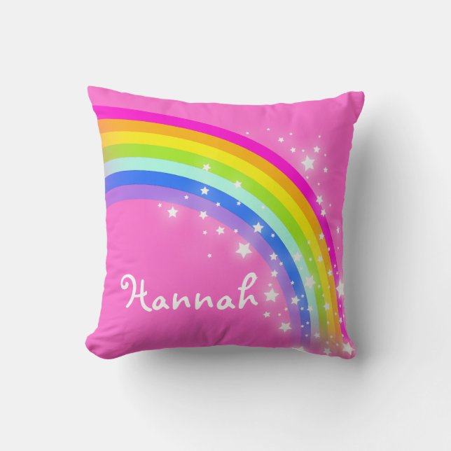 rainbow pink daughter named pillow (Front)