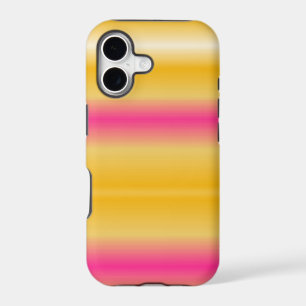 Rainbow Pink Yellow Stripes Background