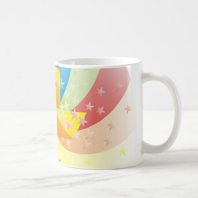 Rainbow Pinwheel Mug (Right)