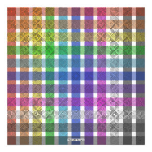 Rainbow Plaid - Photo Print