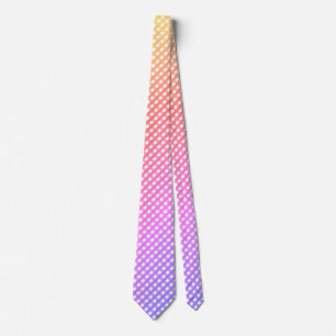 Rainbow Plaid Tie