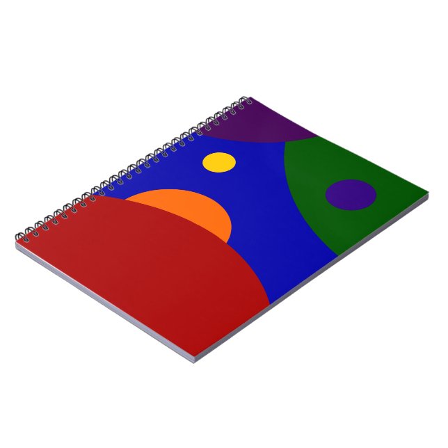 Rainbow Planets Notebook (Left Side)