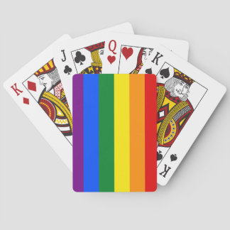 rainbow playing cards