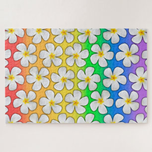 Rainbow & Plumeria, 1014 pieces, Jigsaw Puzzle