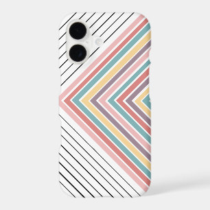 Rainbow plus black and white stripes