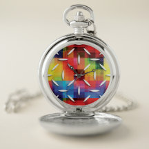 Rainbow Pocket Watch LGBT Pride Support