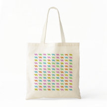 Rainbow Polar Bear Bag