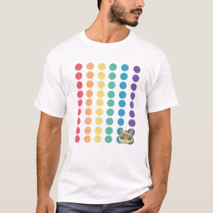 Rainbow Polka Dot Gay Pride Colours LGBTQ Ally T-Shirt