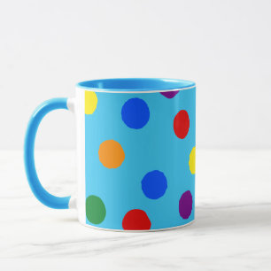 Rainbow Polka Dot Mug