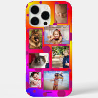 Rainbow Polka Dot Multi-photo Phone Case HAMbWG