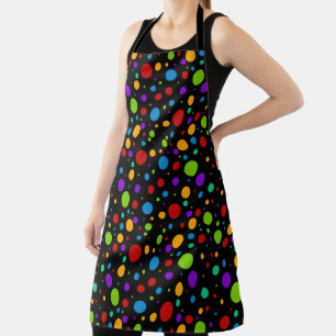 Rainbow Polka Dots Apron