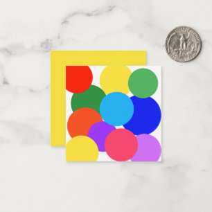 Rainbow Polka Dots Card