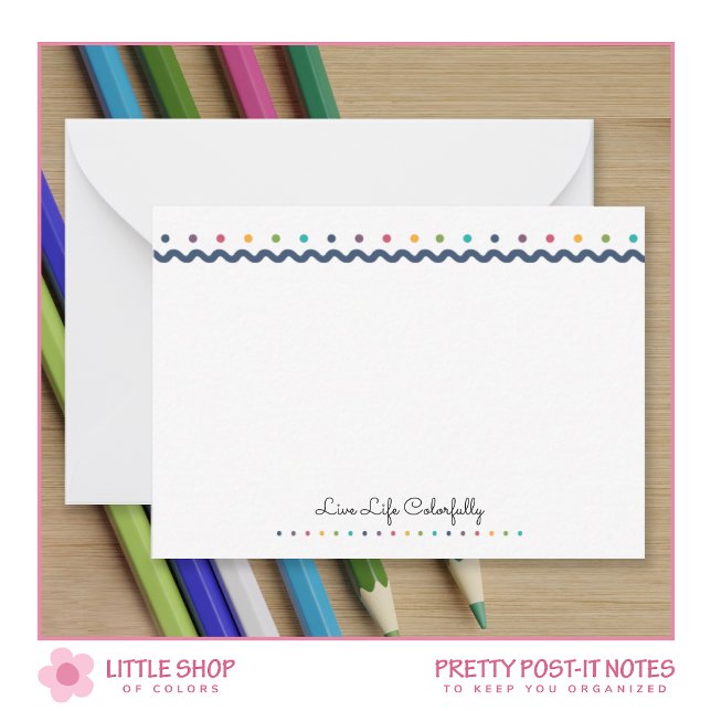 Rainbow Polka Dots Customisable Card (Creator Uploaded)